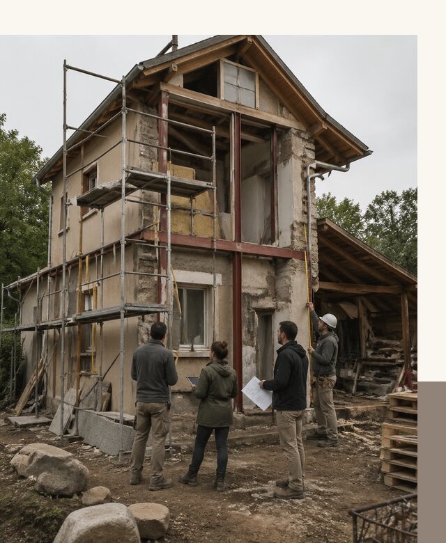 Реконструкция загородного дома под ключ в Владикавказе от бюро